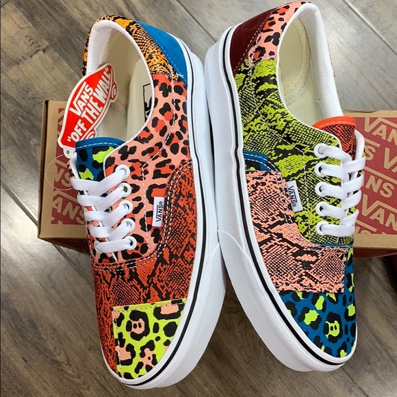 VANS ERA PATCHWORK LEOPARD/SNAKE women’s - Picture 10 of 16